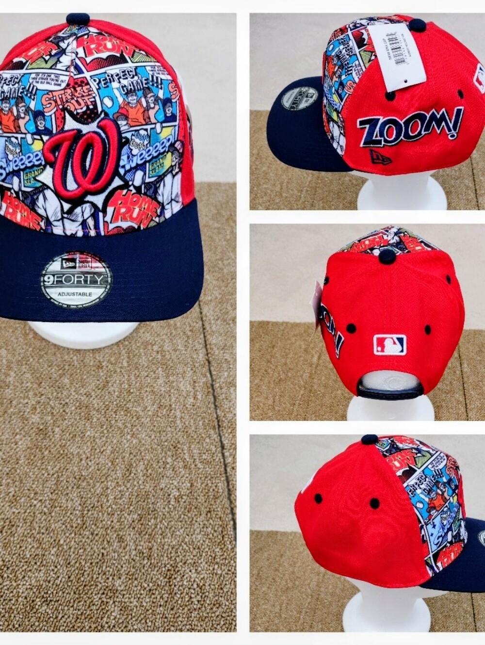 WASHINGTON NATIONALS MLB BASEBALL SNAPBACK HAT.